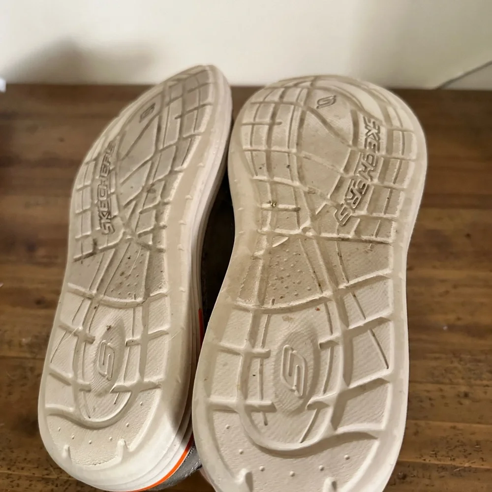 New Skechers Mens 64355/GRY Landen Steller Size 9.5 Shoes Slip On Loafer Foam